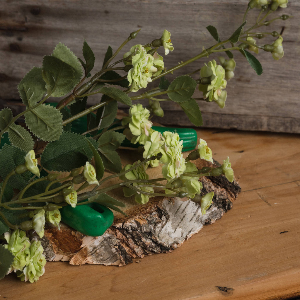 Green Wild Meadow Rose - Green