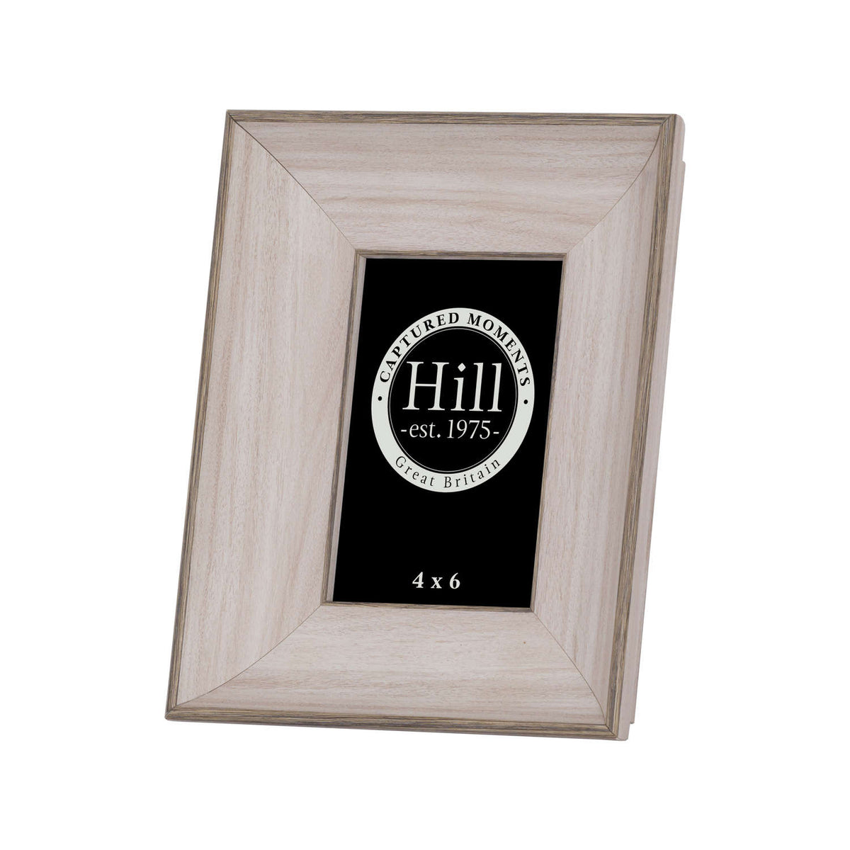 White Washed Wood Photo Frame 4X6 - White