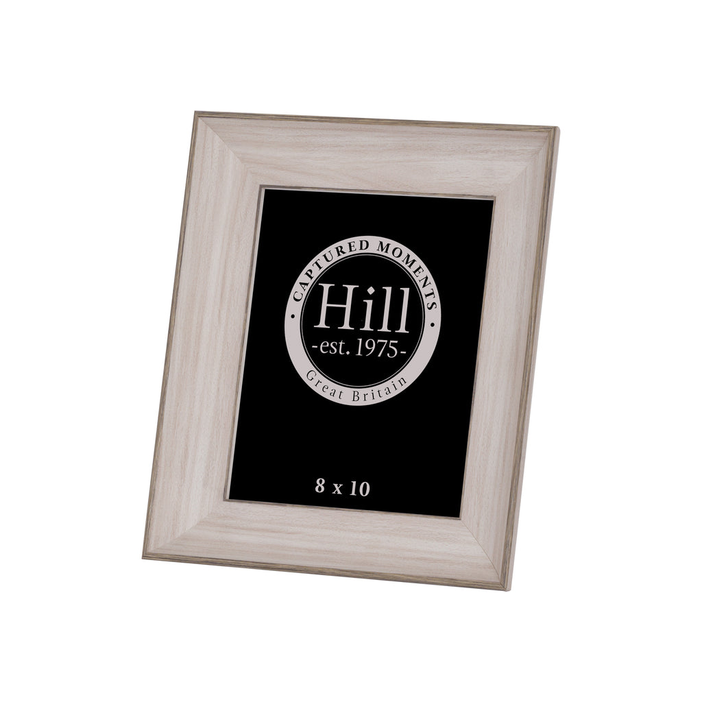White Washed Wood Photo Frame 8X10 - White