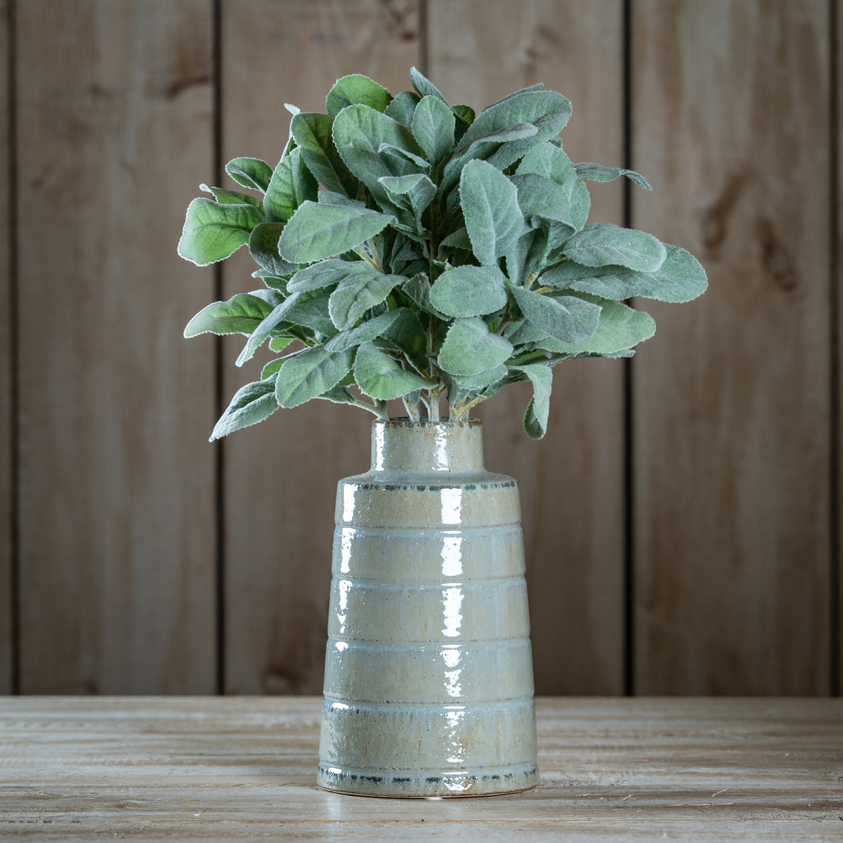 Winter Spray Arrangement with Lambs Ear and Wax Flower