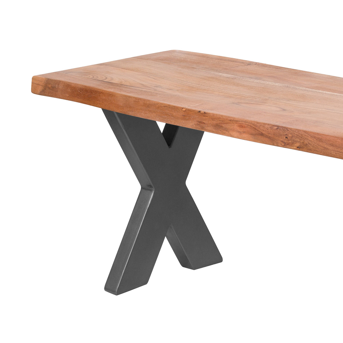 Live Edge Collection Bench - Brown