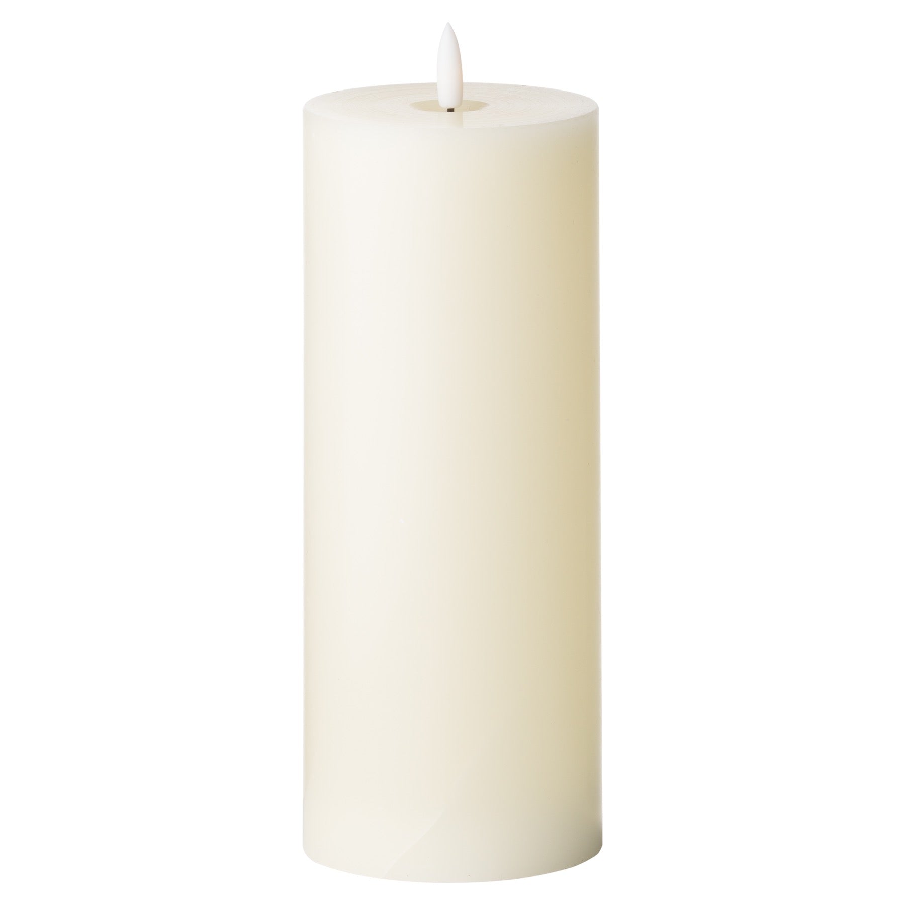 Luxe Collection Natural Glow 3.5 X 9 Led Cream Wax Candle