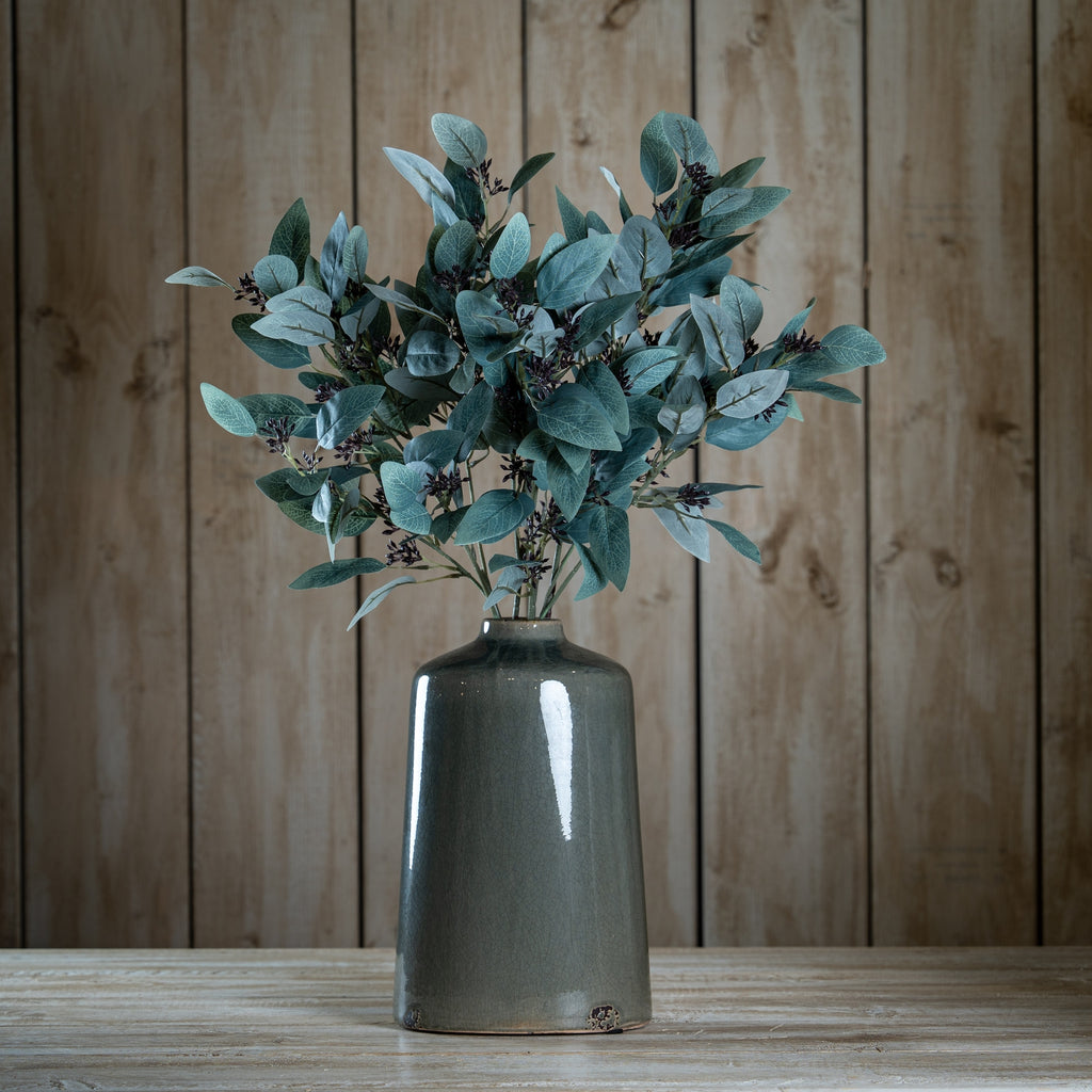 Seeded Eucalyptus Stem - Green