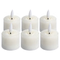Luxe Collection Set of 6 Natural Glow Led Tealight Candles