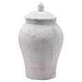 Bloomville Large Stone Ginger Jar - Stone