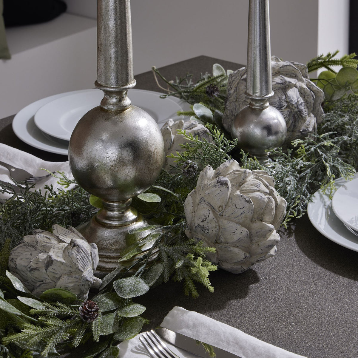 Garda Decorative Large Artichoke - Antique White