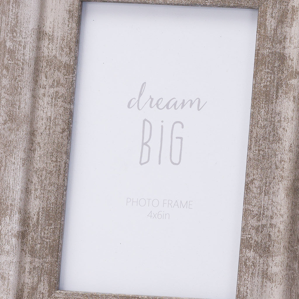 Convex Matt Silver 4X6 Frame - Silver