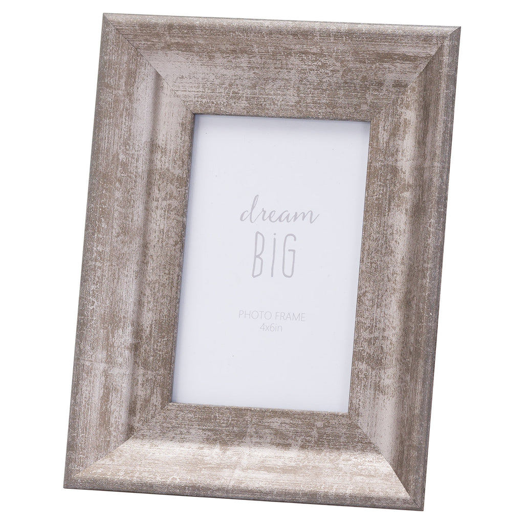 Convex Matt Silver 4X6 Frame - Silver
