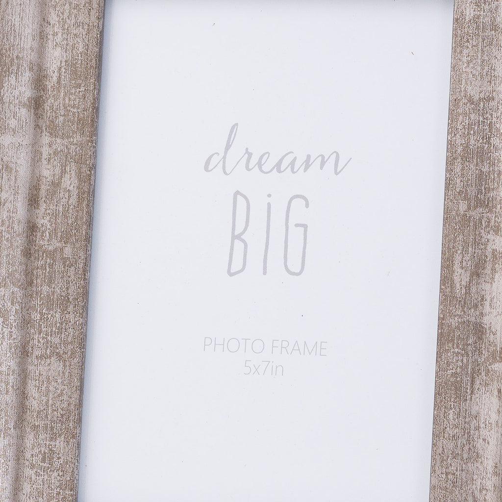 Convex Matt Silver 5X7 Frame - Silver