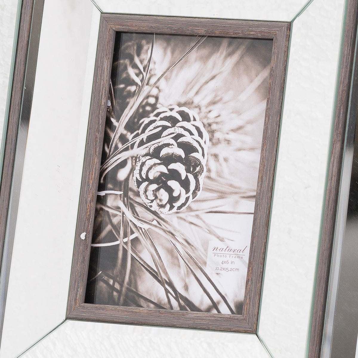 Tristan Mirror and Wood 4X6 Frame