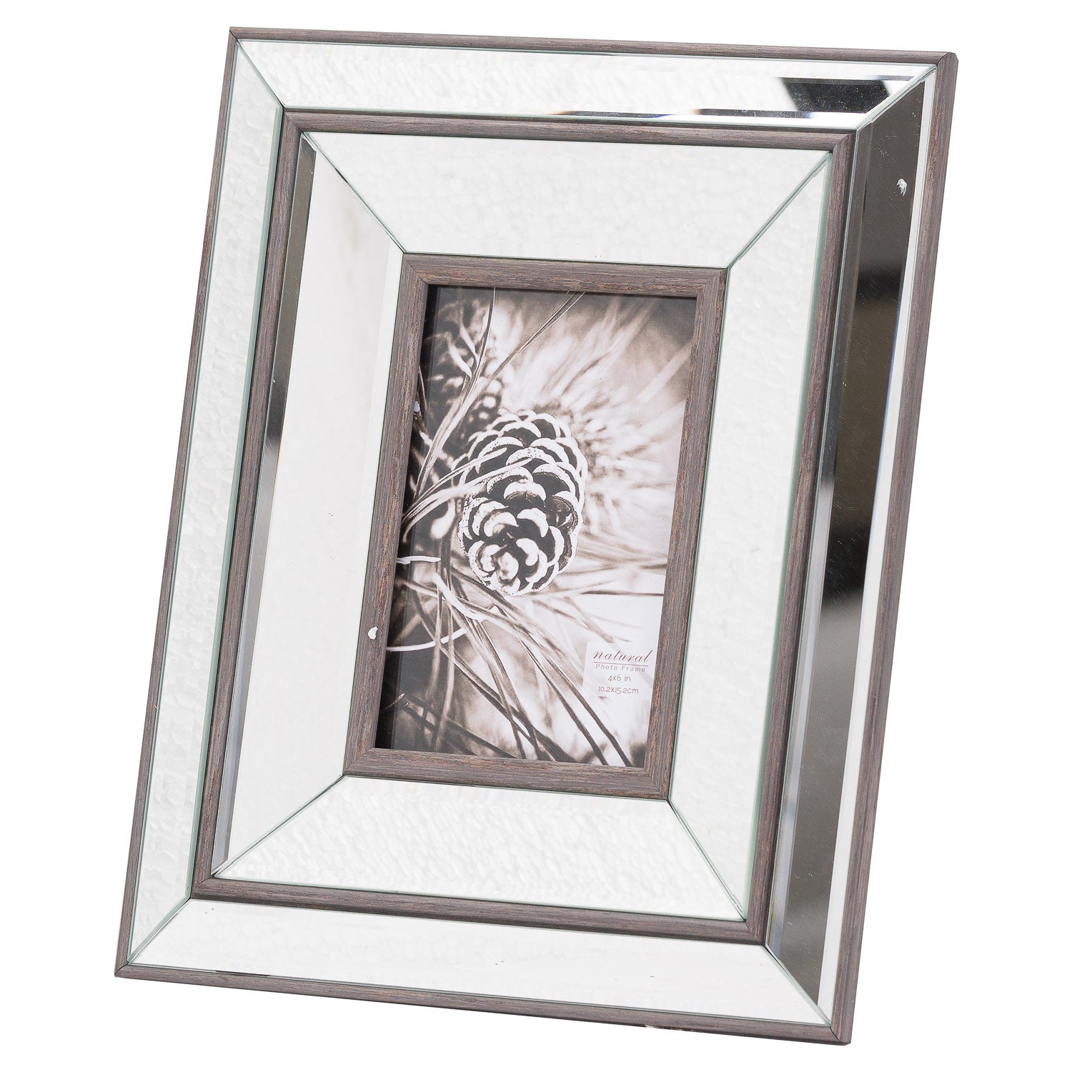 Tristan Mirror and Wood 4X6 Frame