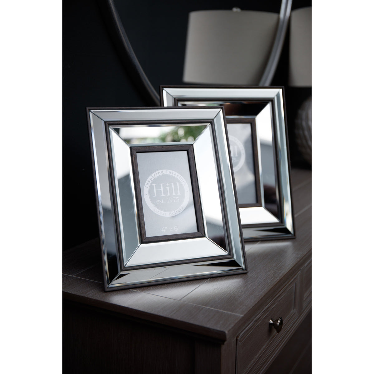 Tristan Mirror and Wood 5X7 Frame