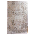Antique Etched Foxed Wall Art Mirror - Antique Bronze