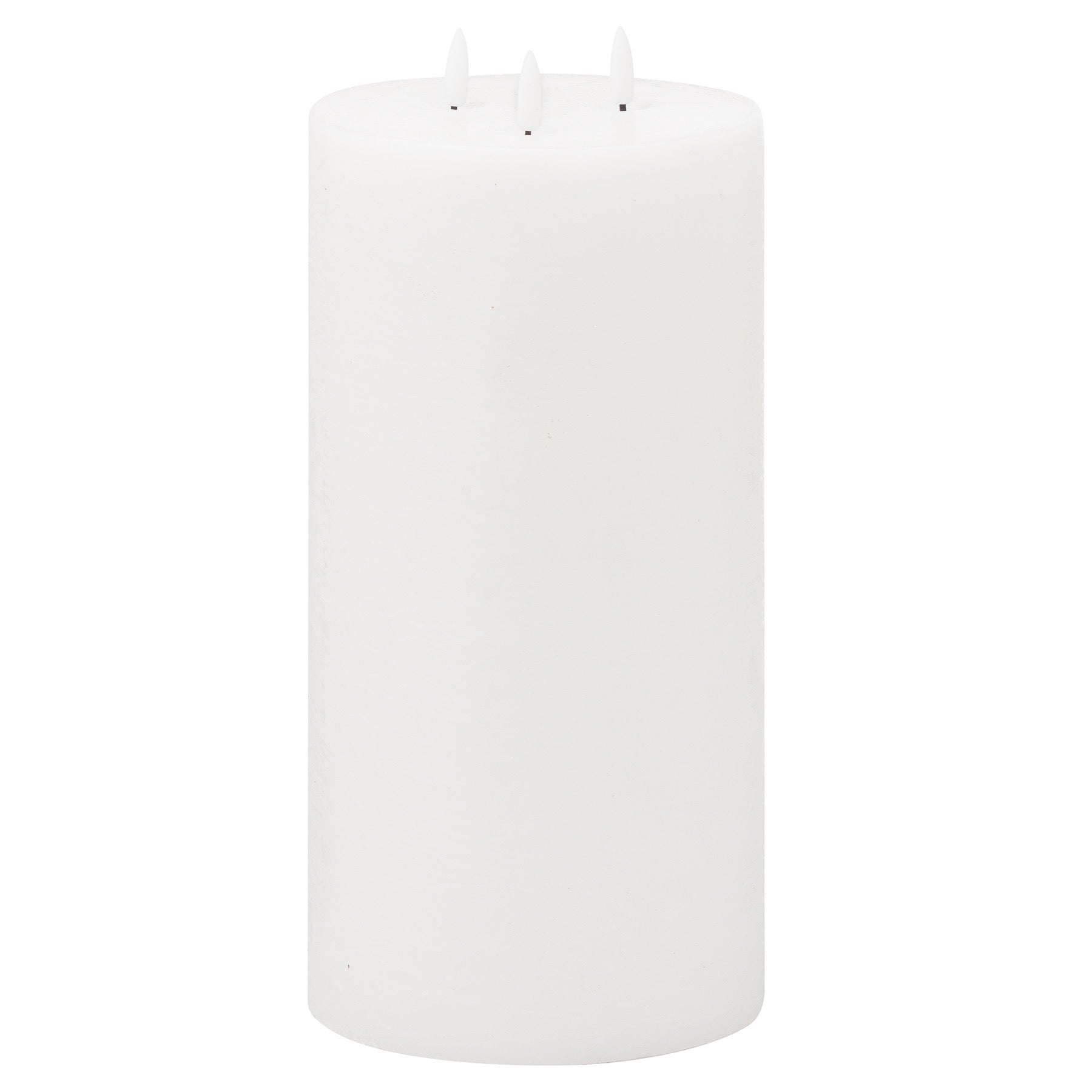 Luxe Collection Natural Glow 6X12 Led White Wax Candle