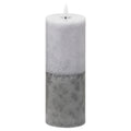 Luxe Collection Natural Glow 3X8 Stone Led Wax Candle