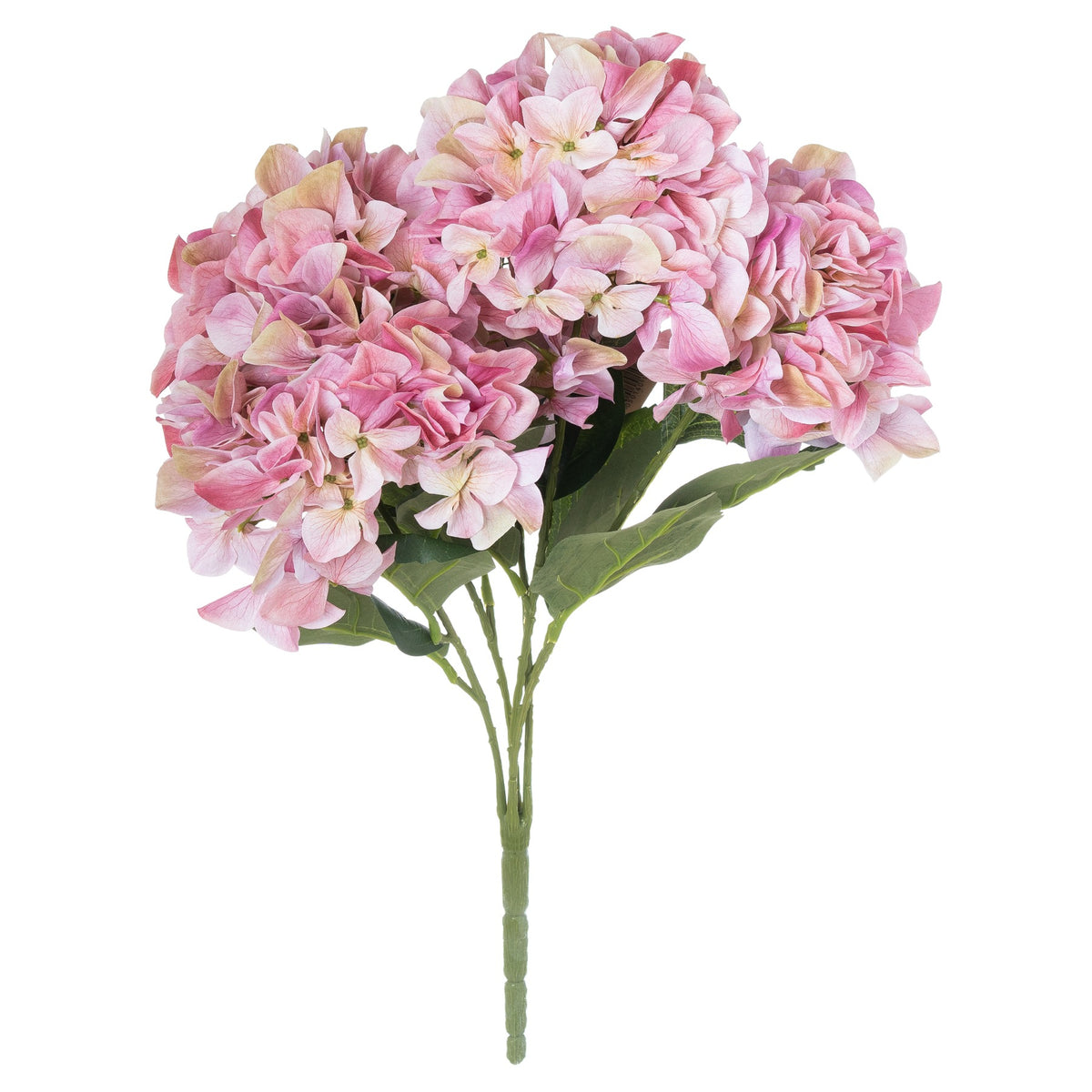 Shabby Pink Hydrangea Bouquet - Pink