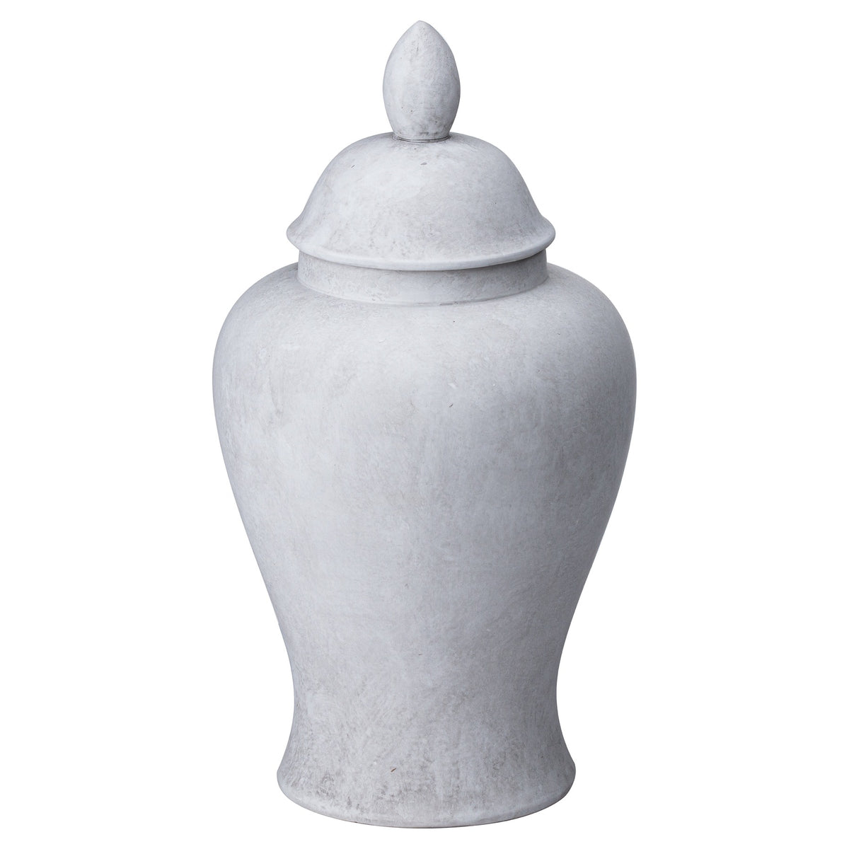 Darcy Large Stone Ginger Jar - Stone