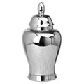 Chrome Ginger Jar - Silver
