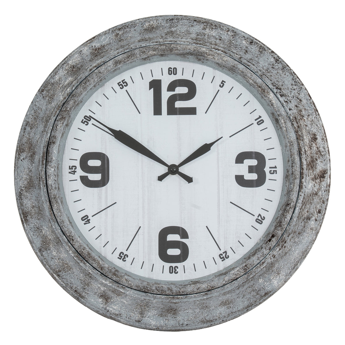 Roco Wall Clock - Silver