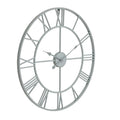 Grey Skeleton Wall Clock - Grey