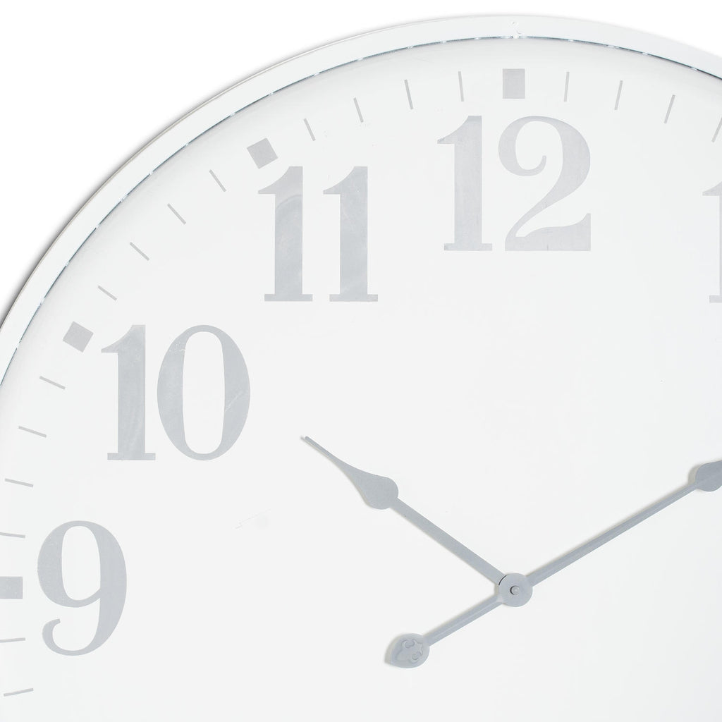 Aubrey Large Wall Clock - White