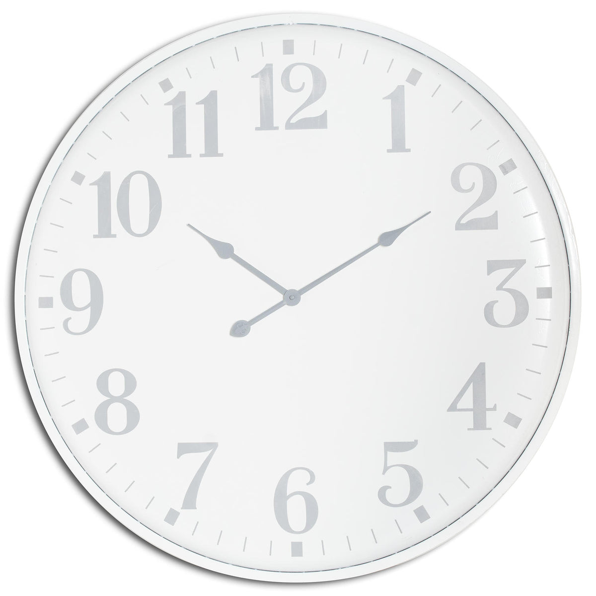 Aubrey Large Wall Clock - White