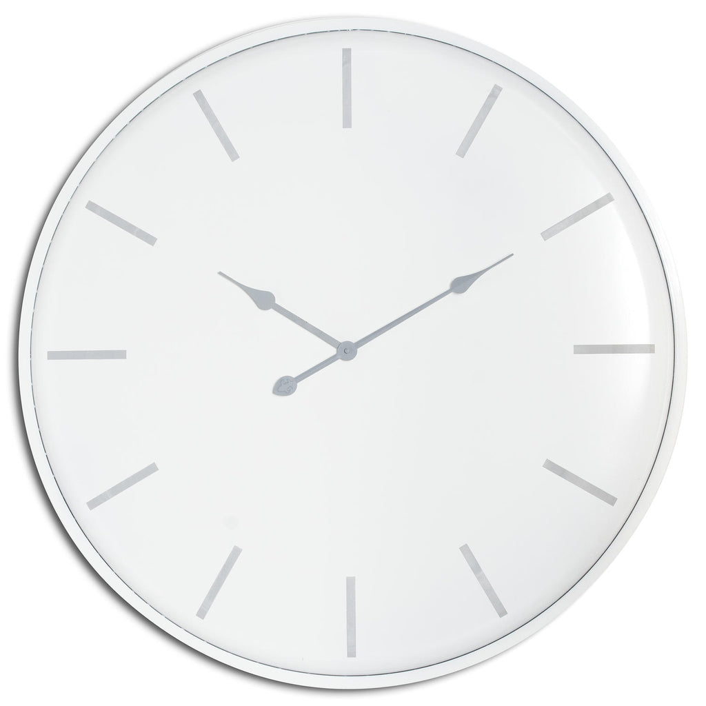 Brandon Large Wall Clock - White