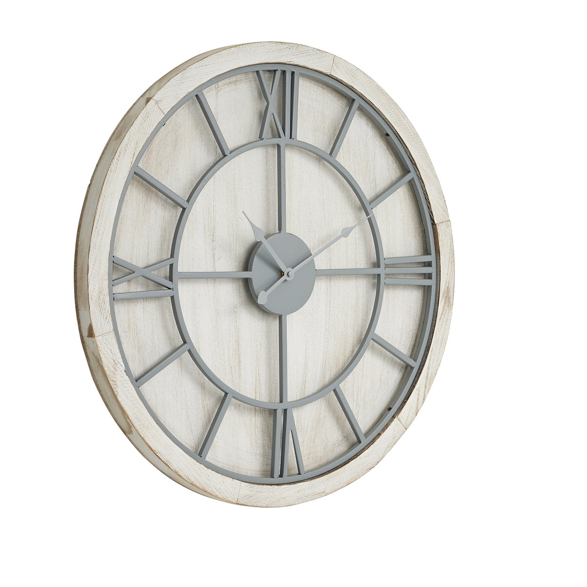Williston White Wall Clock - White