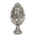 Tall Silver Pinecone Finial - Silver