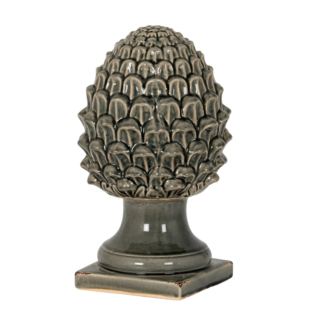 Garda Grey Decorative Acorn - Grey