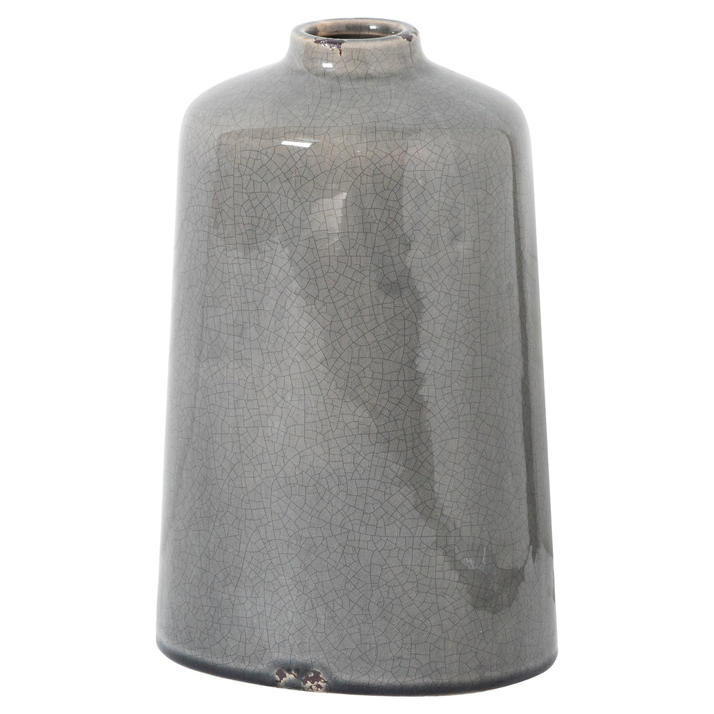 Garda Grey Glazed Liv Vase - Grey