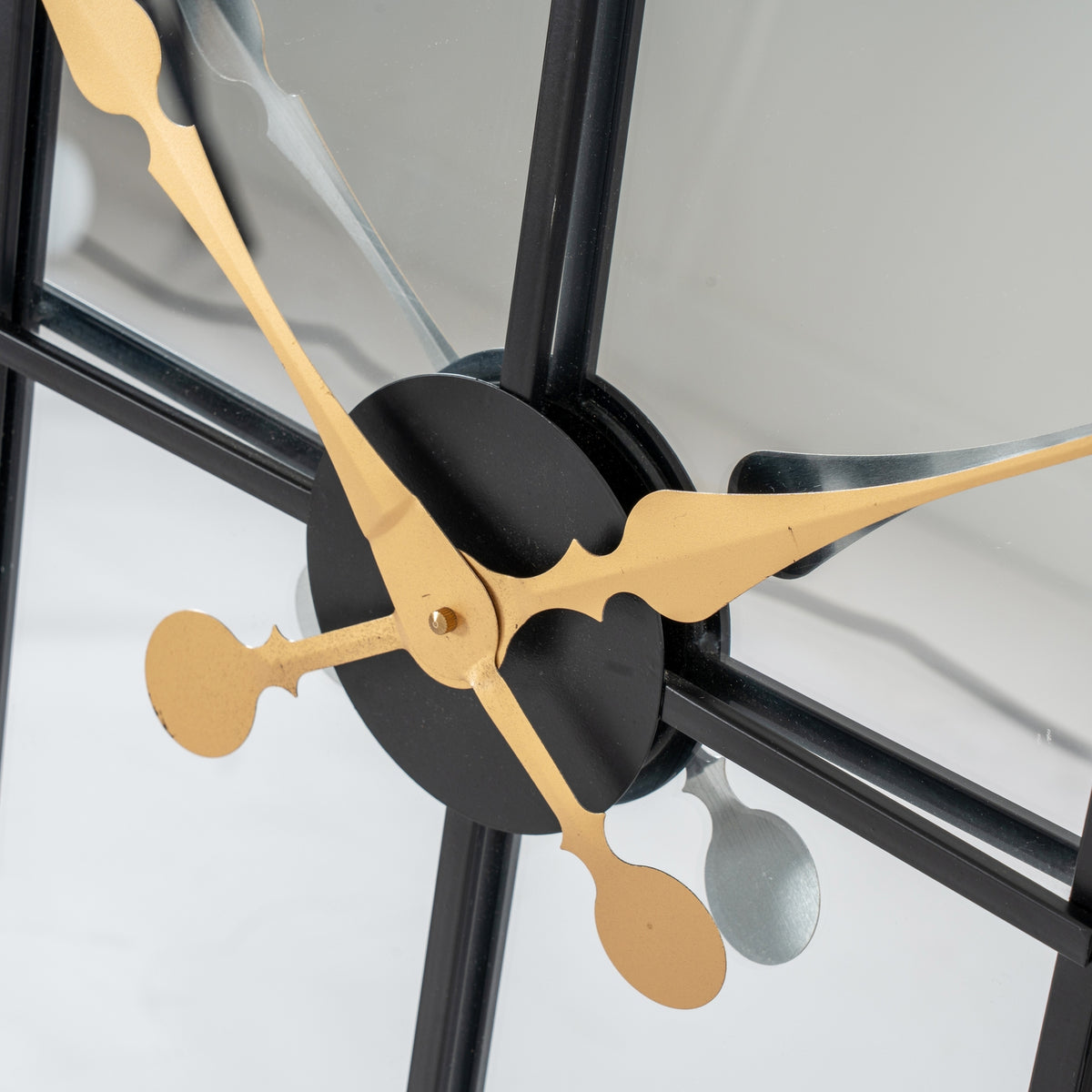 Brooklyn Black and Gold Wall Clock - Black
