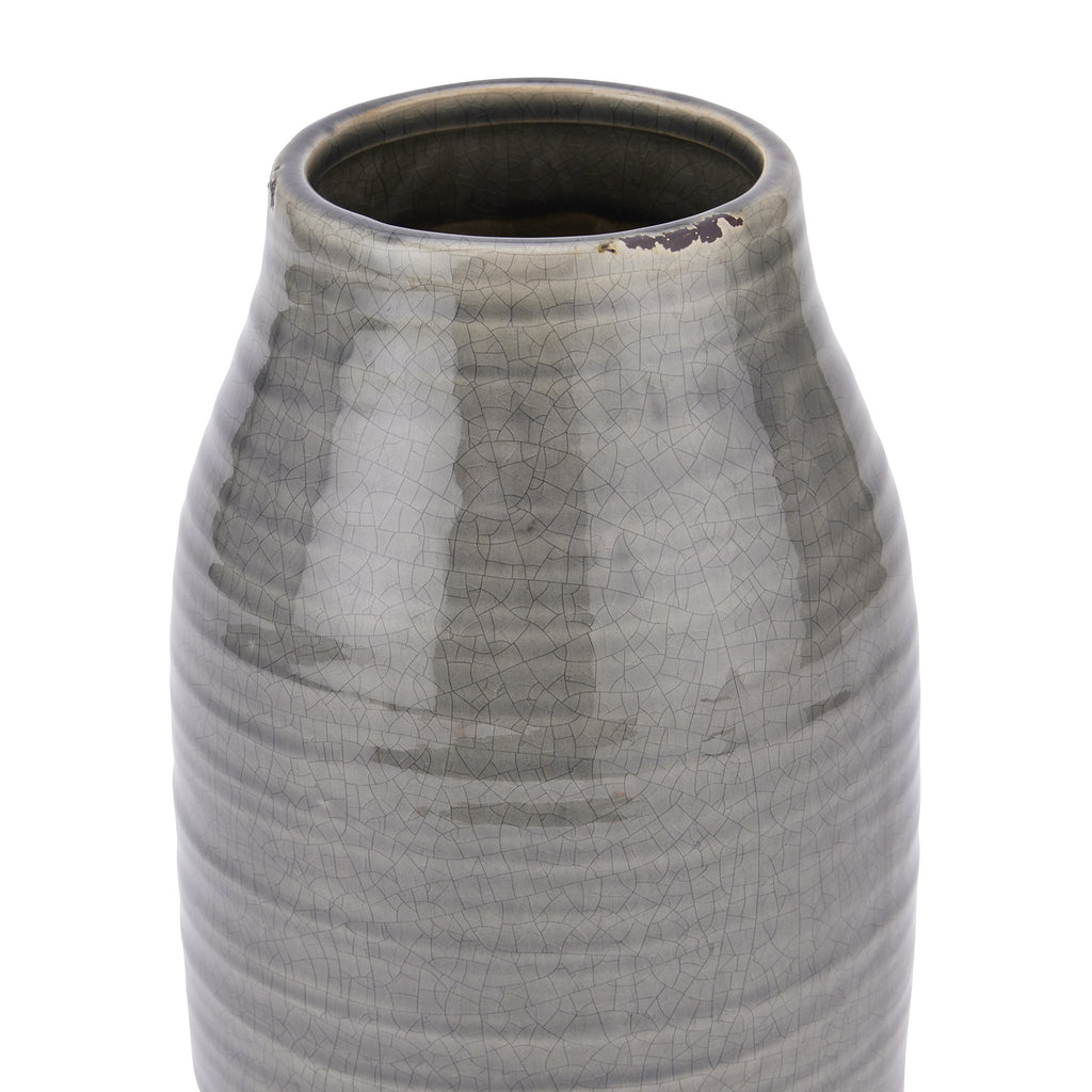 Garda Grey Stefanie Vase - Grey