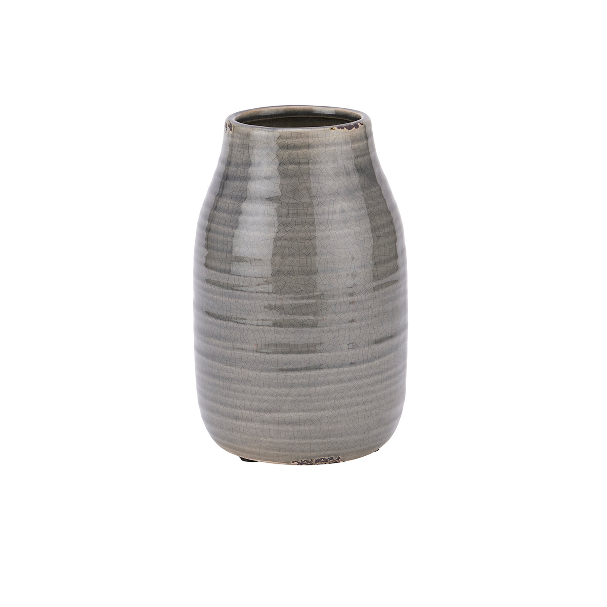 Garda Grey Stefanie Vase - Grey