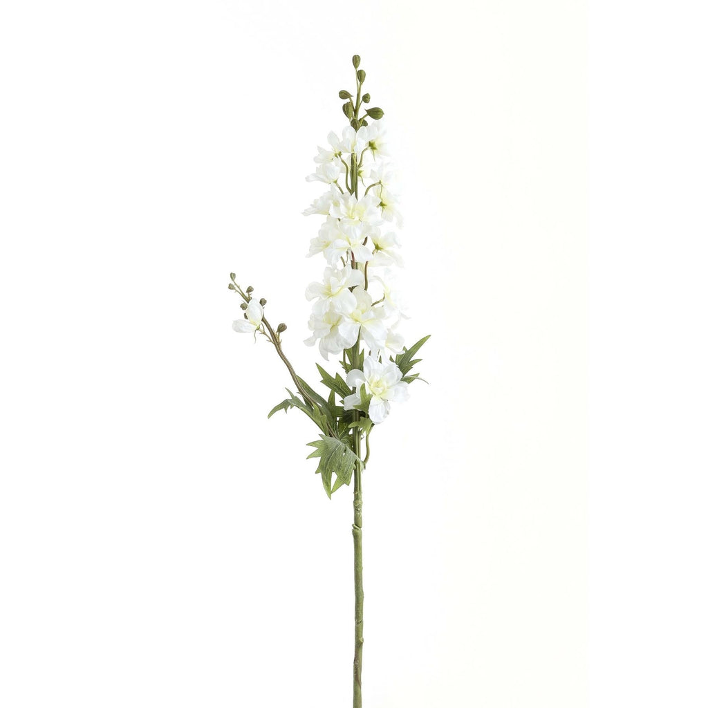 Tall White Delphinium Stem - White