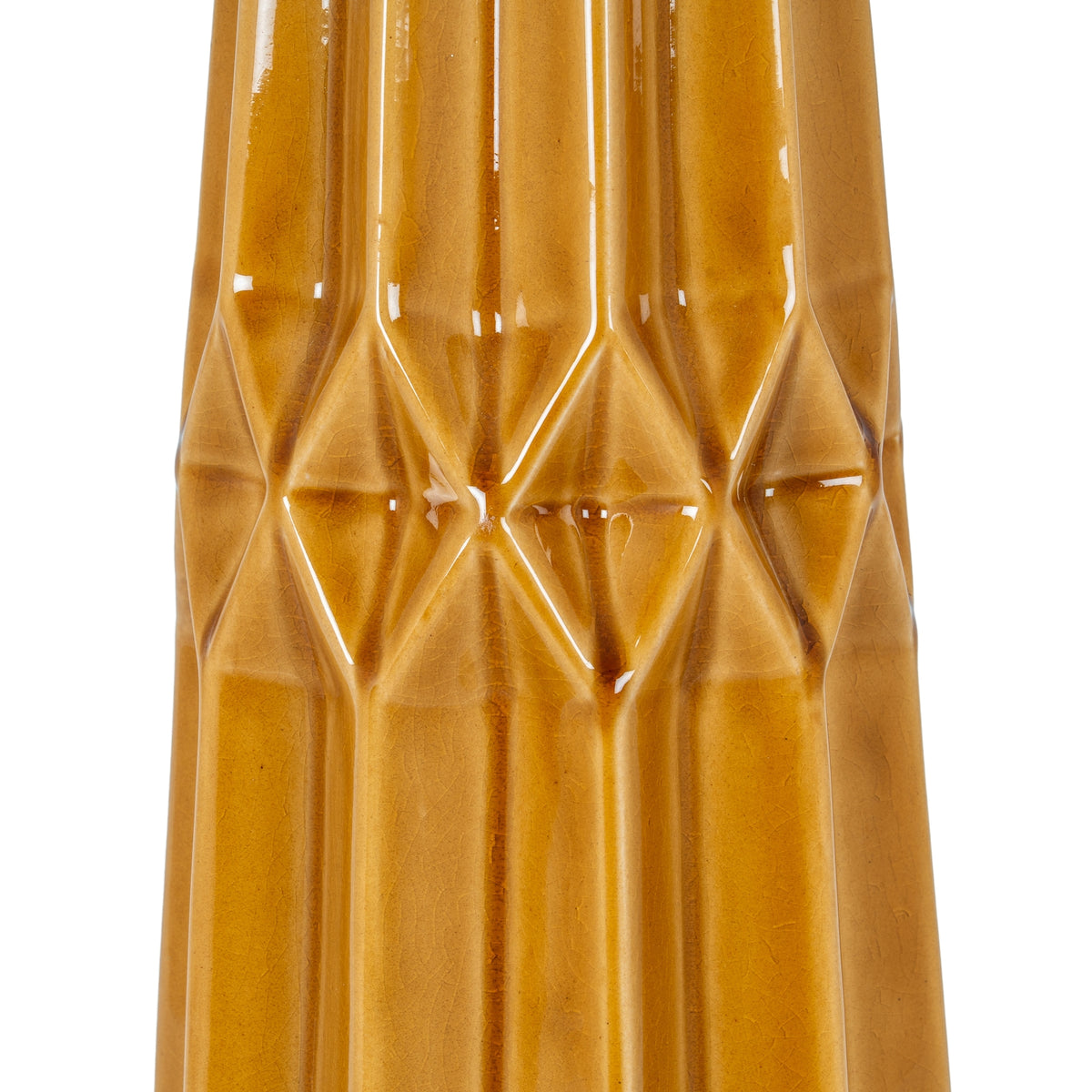 Seville Collection Tall Ochre Vase