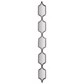 Decorative Hanging Black Mirror - Black