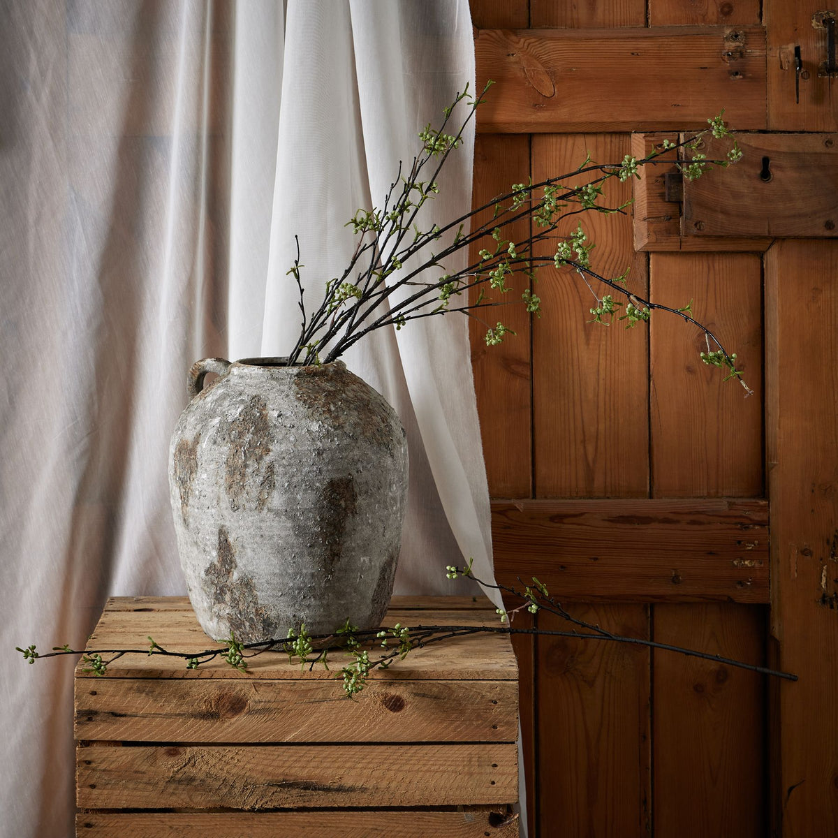 Green Berry Willow Stem - Green