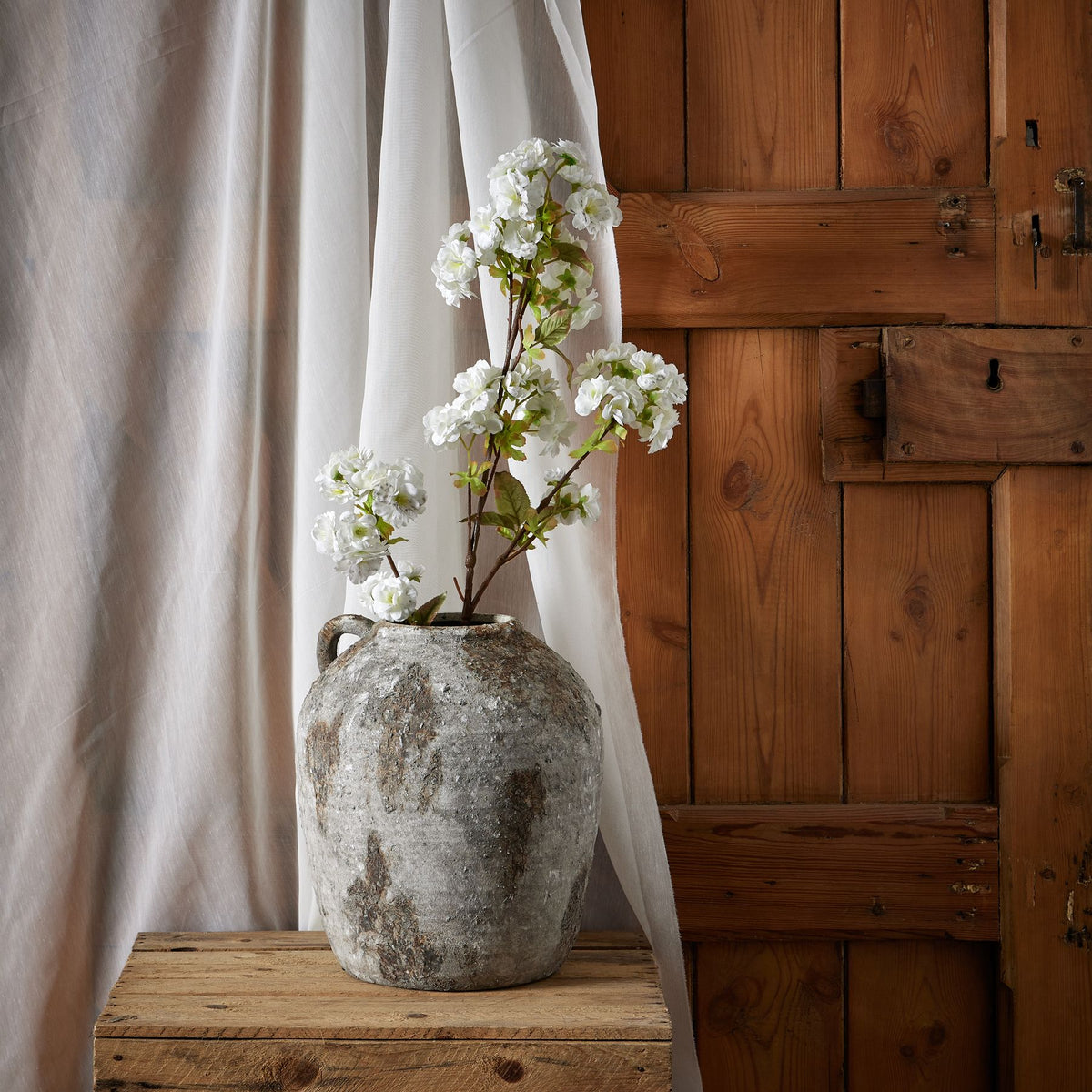 Tall White Blossom - White
