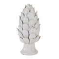Large Ivory Chianti Artichoke - White