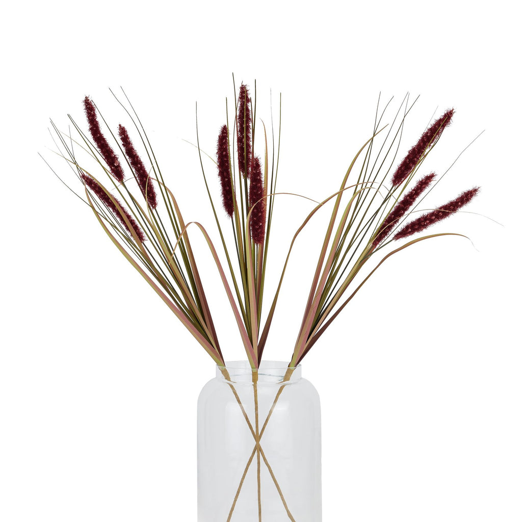 Ruby Triple Grass Stem - Red