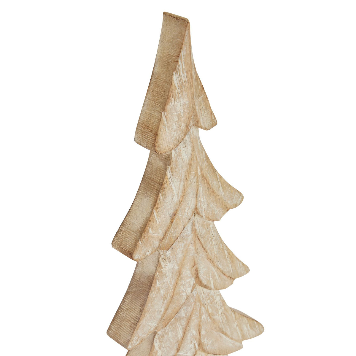 Carved Wood Large Christmas Tree