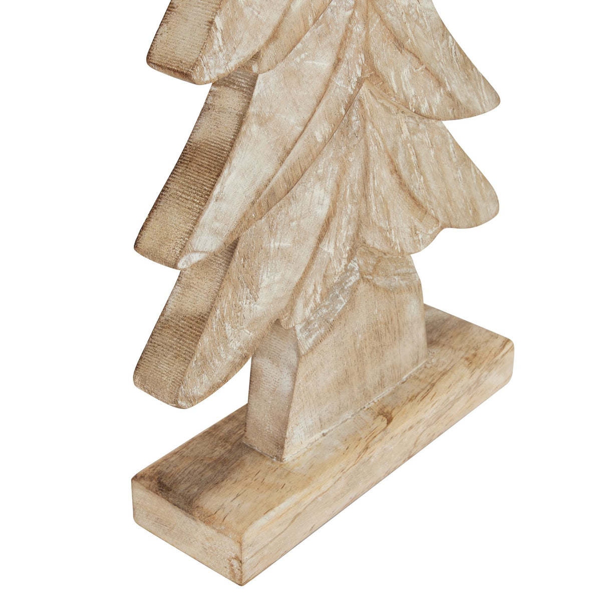 Carved Wood Large Christmas Tree