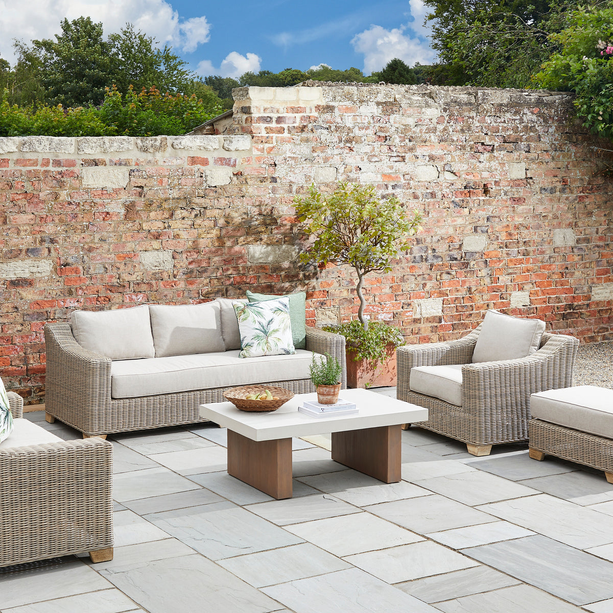 Capri Collection Outdoor Armchair - Beige