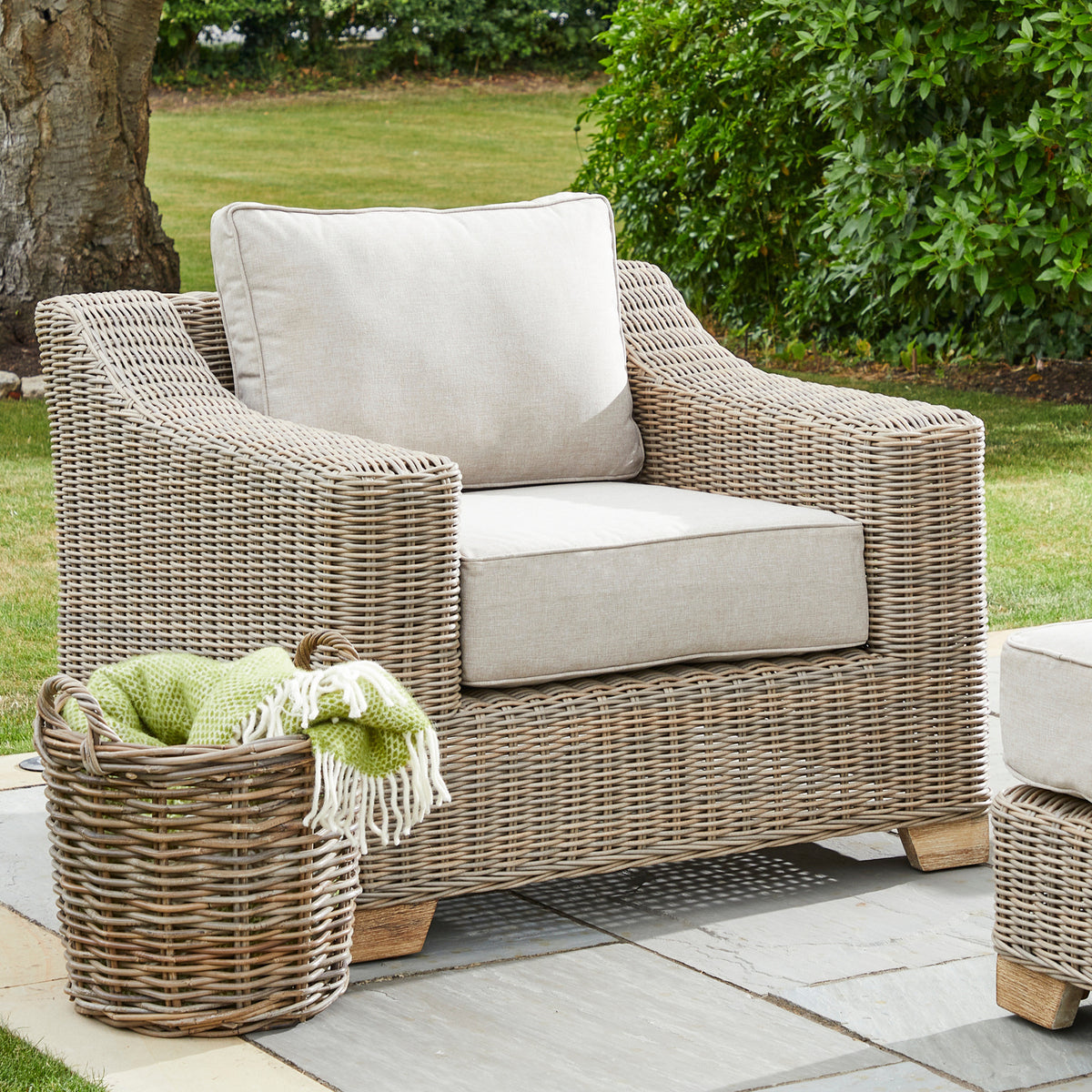Capri Collection Outdoor Armchair - Beige