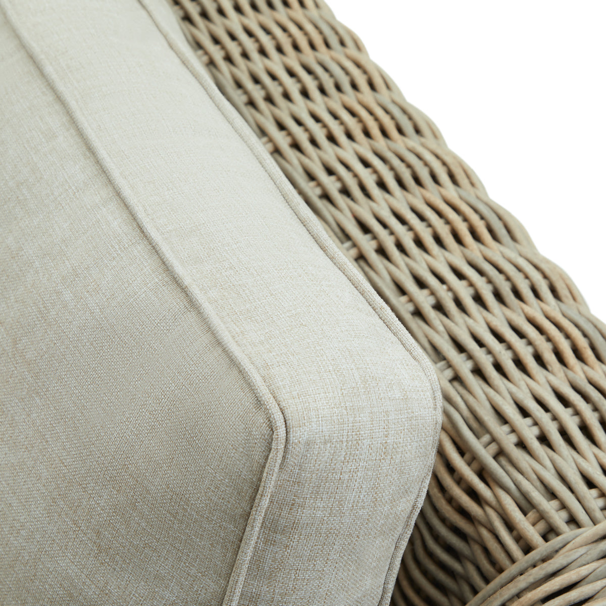 Capri Collection Outdoor Three Seater Sofa - Beige