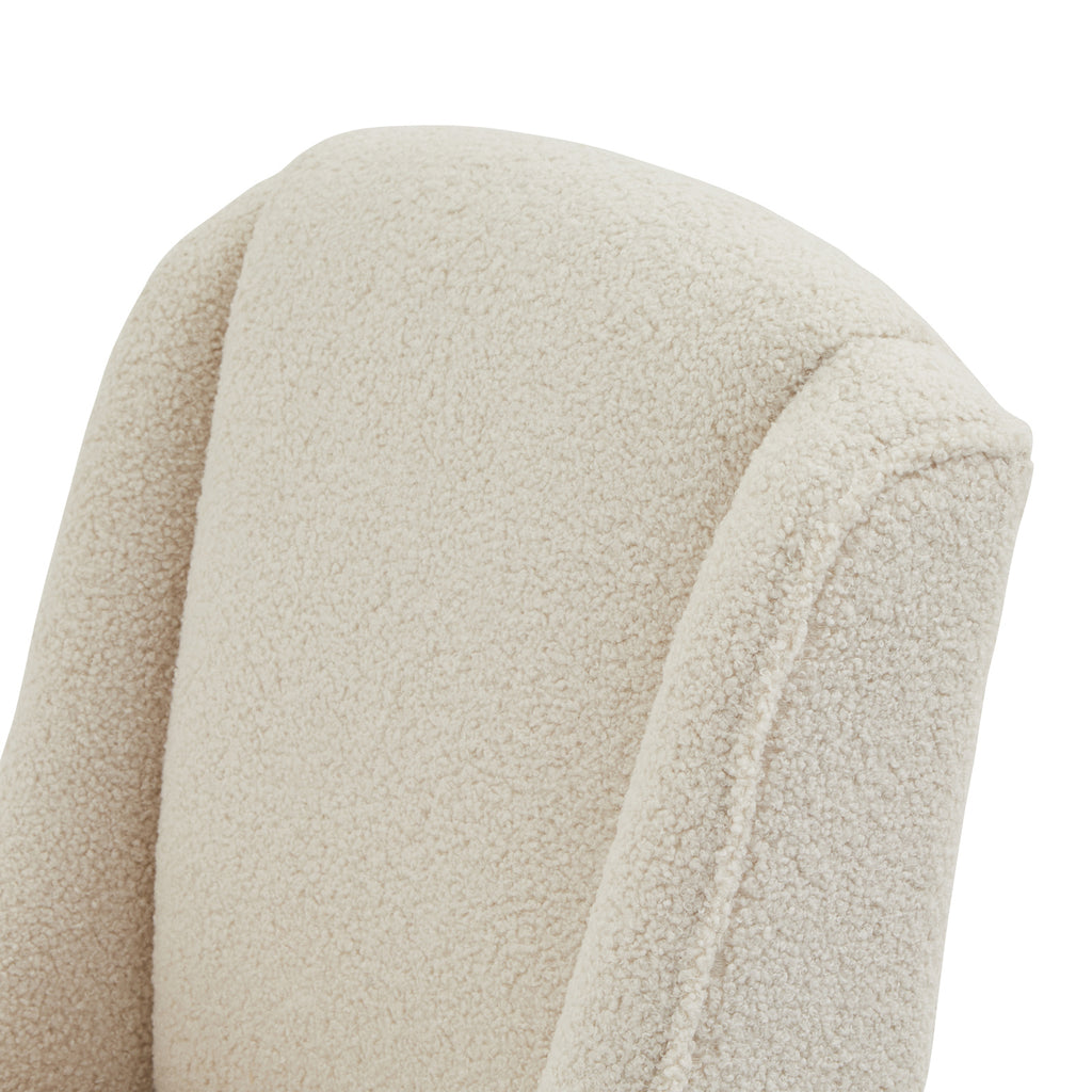 Compton Boucle Dining Chair - Cream