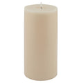Luxe Collection Melt Effect 6X12 Taupe Led Wax Candle