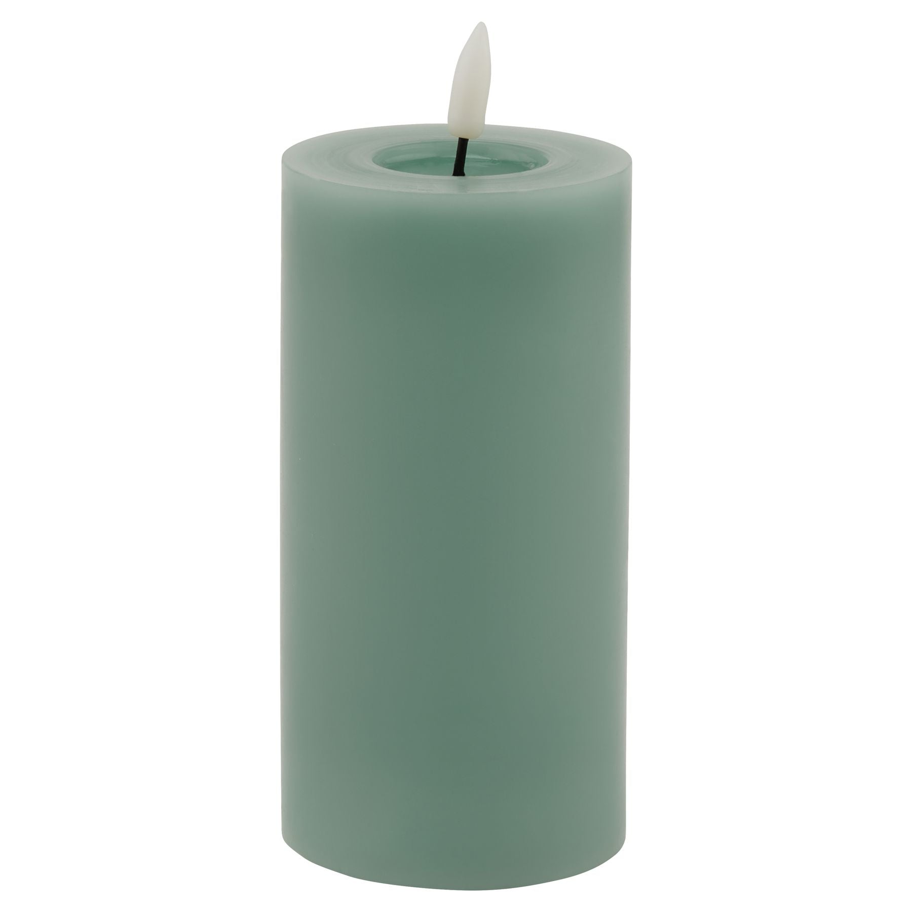 Luxe Collection Melt Effect 3X6 Sage Led Wax Candle