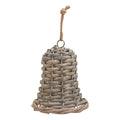 Noel Collection Small Wicker Bell Decoration